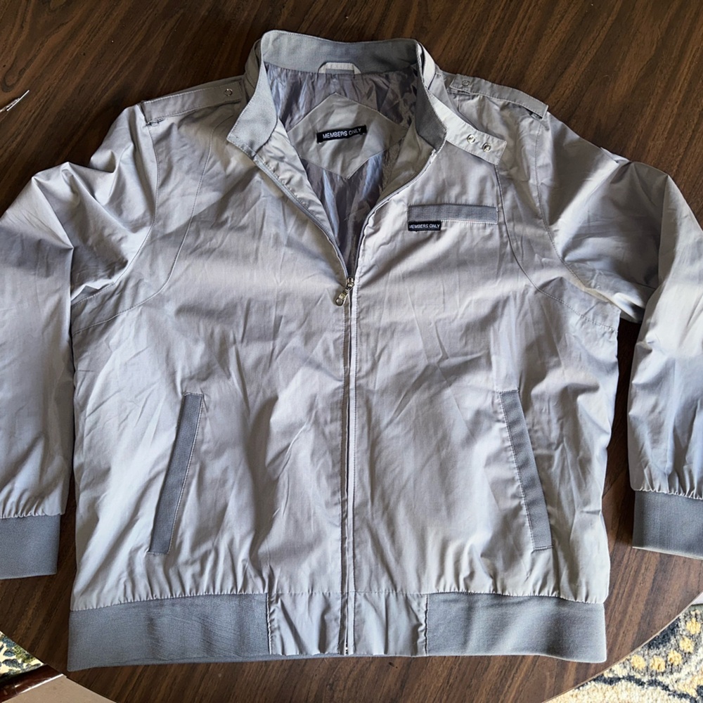 Vintage Members Only lightweight windbreaker jacket XXL